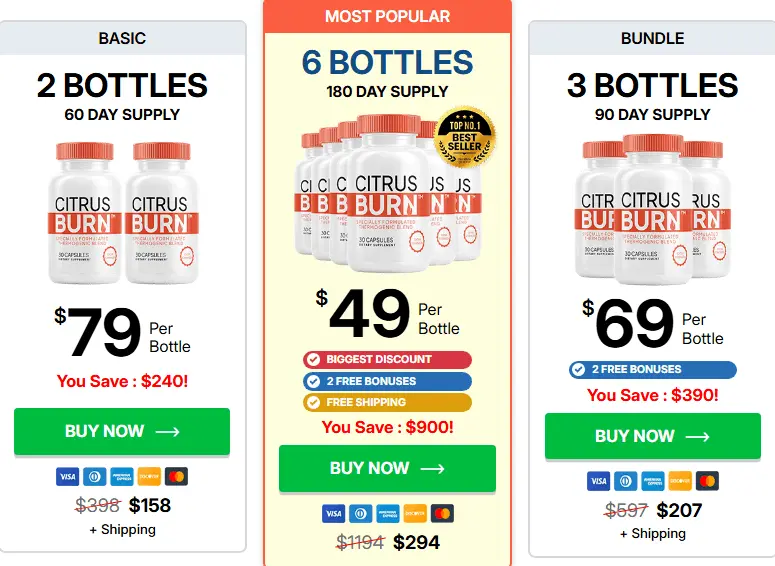 CitrusBurn-pricing-table